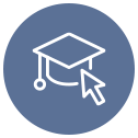 AP graduation cap icon